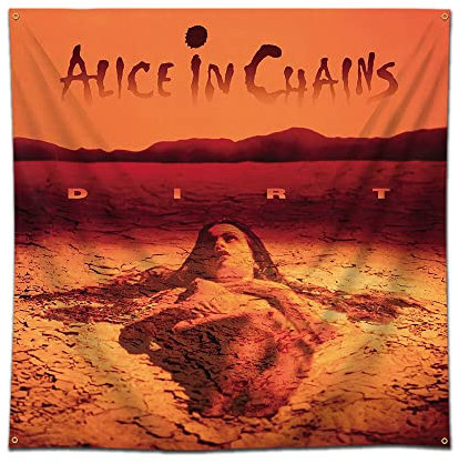 Eksent Rock-Musik-Flagge, Banner, riesig, 1,2 x 1,2 m, Stoffposter, Wandteppich, Flagge, Albumcover