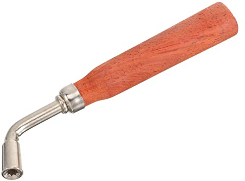 Supvox Hackbrettschlüssel Professioneller Dulcimer Schlüssel und Metall Achteckiges Stimmwerkzeug zum Einfachen Stimmen und Justieren von Hackbrettern Leicht Tragbar für Musiker