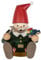 Rudolphs Schatzkiste Räuchermann Zwerg mit Auto sitzend bunt Höhe ca. 15cm NEU Rauchen Rauchfigur Rauchmann Räucherfigur Räucherkerze Smoker Kerze Figur Mann Holz Seiffen Erzgebirge Holz Schnee
