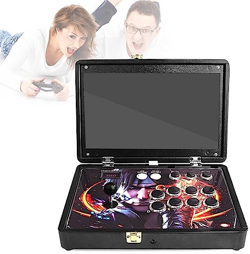 NVYAZJ Console di Gioco Arcade WiFi 3D 36S, custodie Video Arcade Portatili da 14 Pollici con Macchina Arcade retrò Full HD da 128 GB con HDMI, Z8A09111617WLPF36HCMR8 10000 Giochi integrati