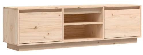 vidaXL Meuble TV 140x35x40 cm Bois de pin Massif