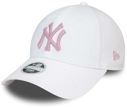 New Era WMNS Metallic Logo 9Forty Adjustable Damen Cap NY Yankees Weiß, Size:OneSize