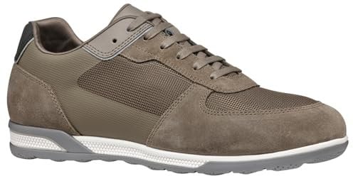 Geox Herren U SPHERICA ACTIF X3 Sneaker, Dove Grey, 45 EU