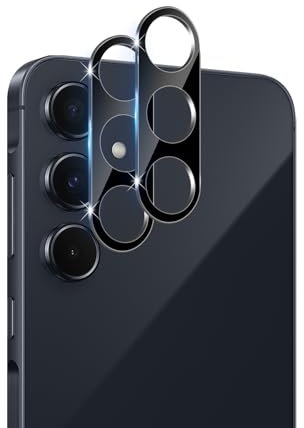 Datree 2 Pezzi per Samsung Galaxy A55 Pellicola Fotocamera, Durezza 9H Vetro Temperato Camera Protezione Lente, HD Anti Graffio Schermo Fotocamera Pellicola, Nero