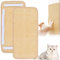 2 Stück Sisal Teppich Katzen Kratzteppich,Natürliche Kratzmatte Katze [50×25 cm] Kratzteppich Katzen rutschfeste und verschleißfest,Eckgebrauch Kratzbretter Katze,für Schützt Teppiche und Sofas