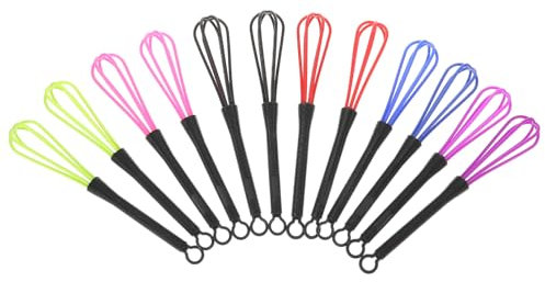 NULYLU 12stücke Teiliges Kunststoff Rührbesen Für Haarfarbe Feine Verarbeitung Praktisches Diy Haarfärben Zubehör Langlebig Und Leicht Für Salon Und Heimgebrauch