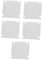 Gadpiparty 5st Amerikanisches Blankopanel Steckdosenabdeckungen Abdeckplatten Für Steckdosen Auslassplatte Wandabdeckplatte Ethernet-wandplatte Steckerabdeckungen Silver Rostfreier Stahl