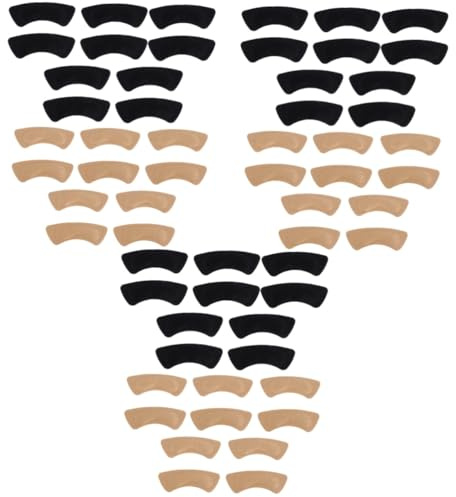 Healeved 30paare Anti-skid Heel Protectors Atmungsaktive Polster Für Hohe Schuhe Doppellagige Rutschfeste Fersenpolster Schwarz Und Beige Für Neue Schuhe Und Hohe Absätze