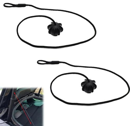 2 Piezas Cuerda Maletero para Coche, Correas de Fijación Estante Trasero Universales para Golf 6 5 4, MK6, MK5, GTI