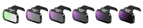 NEEWER 6er Pack ND CPL Filter Kompatibel mit DJI Mini 4K/2/Mavic/SE/2 SE, Drohnen Objektivzubehör, Snap On Zirkular Polarisationsfilter Neutral Density ND8/ND16/ND32/ND64/ND256, HD Glas, FL-B32