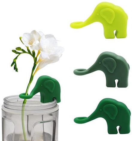 GUYOMM Plant Support for Indoor Plants,3PCS Elephant Pant Holder for Sprouts Stems Shoots Cuttings Plant Flowers, Propagation Friends for Indoor Plant Funny Gift for Plant Lover