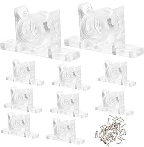 SHINEOFI 10ensembles Clips De Fixation Pour Façades De Meubles Clips Pour Installation De Tiroir Accessoires De Remplacement Pour Portes De Cuisine Et Placard Installation Facile