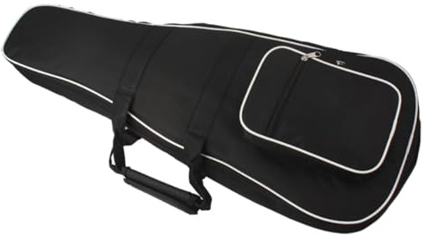 Mandolinen Tragerucksack aus Oxford Gewebe, Schwarz, Gepolstert | Verstellbarer Schulterriemen, Ergonomisches Design, Aufbewahrungstasche für Mandoline