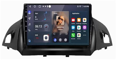 9 Touchscreen Android 15 Car Stereo Wireless CarPlay Android Auto, Per Ford C-MAX Kuga 2 Escape 3 2012-2019 con BT GPS 4GWIFI FM RDS Radio Telecamera Posteriore Lettore multimediale (6+128G)