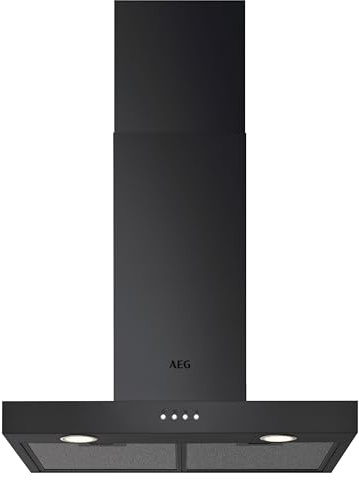 AEG 6000 ExtractionTech DBX3651R 60cm Chimney Cooker Hood - Black