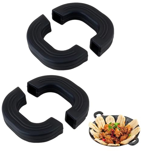 ZHAOYCSH Silicone Pot Handle Holders, Heat-Resistant Anti-Scald Hand Protectors for Pans & Casserole – Set of 4 Insulating Assist Handle Covers, Secure Grip for Frying Pans, Cooking Pots