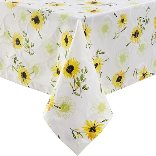 Erwin Müller Tischdecke Sonnenblume fleckabweisend gelb Größe 140x250 cm