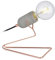 Teamson Home Pettit Table Lamp, Reading Desk Light, Modern Lighting in Rose Gold
