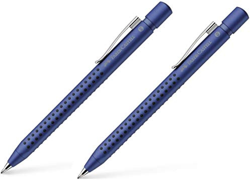 Faber-Castell Grip 2022 544698 Ballpoint Pen Set 2 Ballpoint Pens Blue