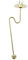 Balancekerzenhalter Baumkerzenhalter Pendel Balance-Lichthalter gold 19,5 cm
