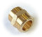 H2O-Flex® 1/2 Doppelnippel mit breiter Dichtfläche DN12 Zoll Gewindefitting flachdichtend Messing Fitting