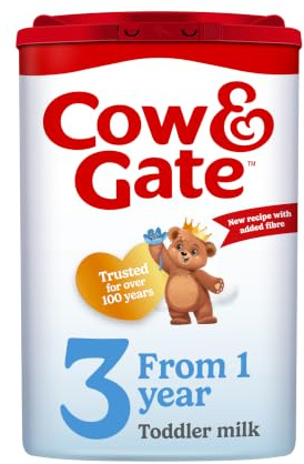 Cow & Gate 3 Toddler Baby Milk Powder Formula, 1-2 Years, 800g