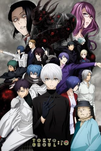 Tokyo Ghoul RE - Key Art 3 Unisex Poster Multicolor Papier 61 x 91,5 cm Anime, Fan-Merch, TV-Serien, 51262709