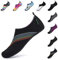 SAGUARO Unisex Zapatos de Agua de Verano Zapatos Descalzos de Natación para Hombres Mujers Calcetines de Aqua de Secado Rápido Yoga Negrooscuro 36/37 EU