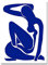 Henri Matisse Blaue Frau Poster Kunstdruck Bild Abstrakte Retro Leinwand Malerei Schlafzimmer Wohnkultur Wandkunst Gemälde 20x30cm Rahmenlos