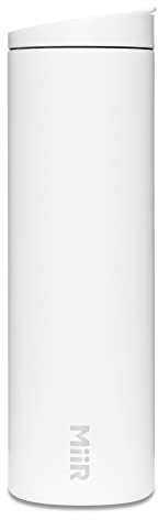 MiiR Flip Traveler 20oz - Double-Wall Vacuum Insulated with Leakproof Flip Lid, BPA-Free Stainless Steel Construction, Insulated Tumbler for Hot or Cold Drinks