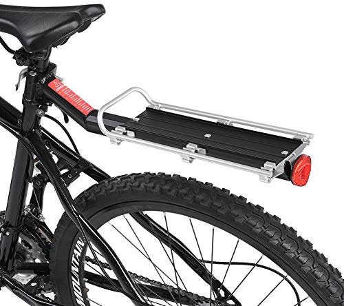 Porte-vélos Arrière, Porte-vélos pour Arrière du Porte-vélos, avec Garde-Boue à Dégagement Rapide Montagne Route Vélo Porte-Bagages Arrière Capacité Universelle