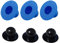 DSLIHA 6pcs Pool Wall Plugs Replacement Parts, Above Ground Pool Filter Pump Strainer Hole Plug Stopper