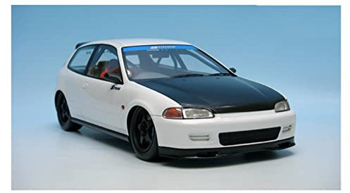 ZHONGNAN 1/18 Für 1993 Honda Civic 5th Generation EG6 Erwachsene Klassisches Sammlerauto Modell Ornamente
