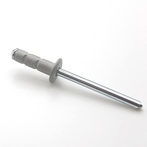 Nieten 4,8 x 15 mm RAL 9006 Aluminium weiß DIN 7337A Aluminium PAR 100