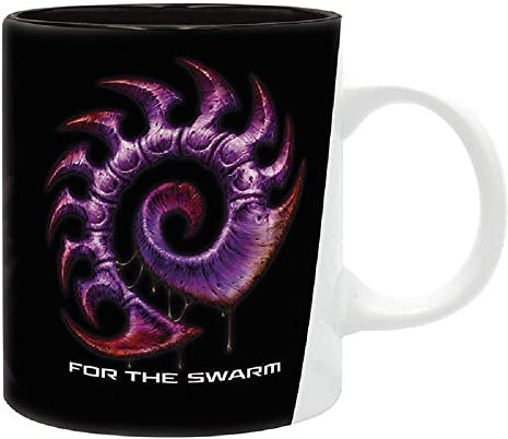 Starcraft 2 - Tasse - Zerg - Kaffeebecher Queen of Blades - Kaffeetasse For the Swarm Logo - Mug - Keramik - Geschenkbox