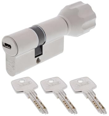 QPlus24 Zylinder Nachfertigung für EC550 Schließzylinder Größe 55/50K mit 3 Schlüssel Türzylinder nachbestellen nach SM Code