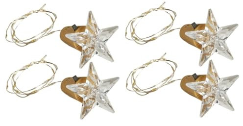 ABOOFAN 4pcs String Lights for Bottles Fairy Lights Cork for Wine Bottle Battery Operated
