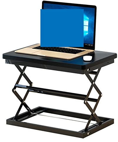 AQQWWER Scrivanie per Ufficio Standing Computer Lifting Table Desktop Computer Table Foldable Laptop Desk Mobile Worktable