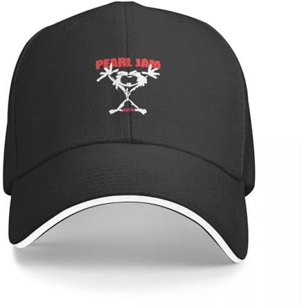 LXCUDXZ Baseball Kappe Neue Black Pearl Jam Rocks Baseball Cap Western Hüte Mode Strand Vintage Strand Ausflug Männer Kappe Frauen Party Geschenk