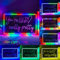 Horseneon You're Like Really Pretty Panneau lumineux au néon coloré pour mur Différents modes de clignotement et de lumière constante conviennent pour les chambres de filles de mariage (multicolore)