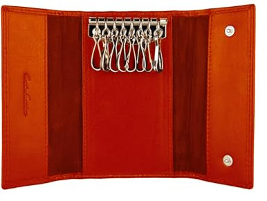 CONTE MASSIMO Porte-clés pour Homme et Femme en Cuir Véritable Sans Boîte