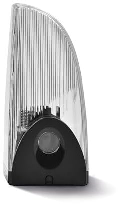 SCS Sentinel - Feu Clignotant LED FlashGate - Antenne Intégrée - Ampoule LED E14 24V 1W Incluse - IP44 - Installation Facile - Compatible Automatisme de Portail