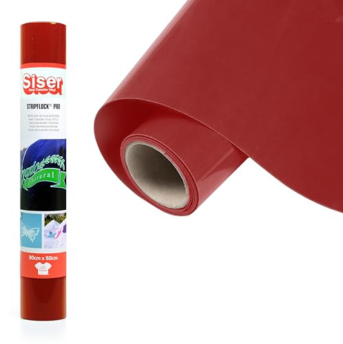 Siser® Vinilo termotransferible rojo 50x30cm