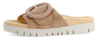 Gabor Damen Pantoletten, Frauen Slipper,sommerclogs,Sandalen,Freizeitschuhe,Schlupfschuhe,schluepfschuhe,Slides,Slip-ons,Walnut,37 EU / 4 UK