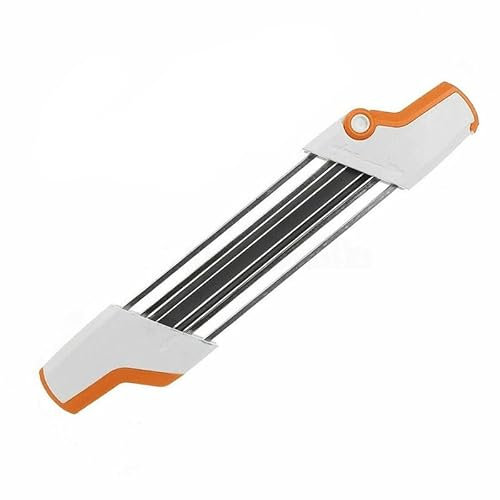 AIDUCHO Affuteuse de Chaine Tronconneuse 2 en 1 en Métal, Lime Chaîne de Tronconneuse pour 0.325 Ø 4,8 mm, Aiguiseur Chaine Tronconneuse