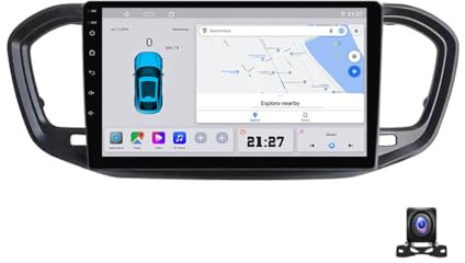 EsaSam 9 Inch Octa Core 2G+32G Car Stereo Compatible with Lada Vesta 2023 Touchscreen Navigation with Bluetooth, Wireless Carplay, Android Auto, 1080P Backup Camera,C10 Pro