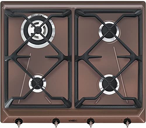 Smeg srv864ragh eingebaut Kochfeld A GAS Kupfer Kochfeld, 60 centimeters