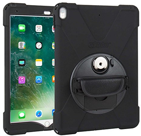 The Joy Factory aXtion CWA702 Bold MP Schutzhülle für iPad Pro 10,5 Zoll und iPad Air 3, integrierte Displayschutzfolie, Handschlaufe, Ständer