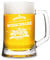 Personalisierter Bierkrug 0,5 L mit Gravur - Hopfen-Smoothie Motiv - Bierseidel als Geschenk für Männer zu Weihnachten - mit Laser der Name in das Bierglas eingebrannt