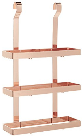 Premier Housewares 507218 Sorello Hanging Rack, Iron, Rose Gold, 9 x 26 x 44 cm